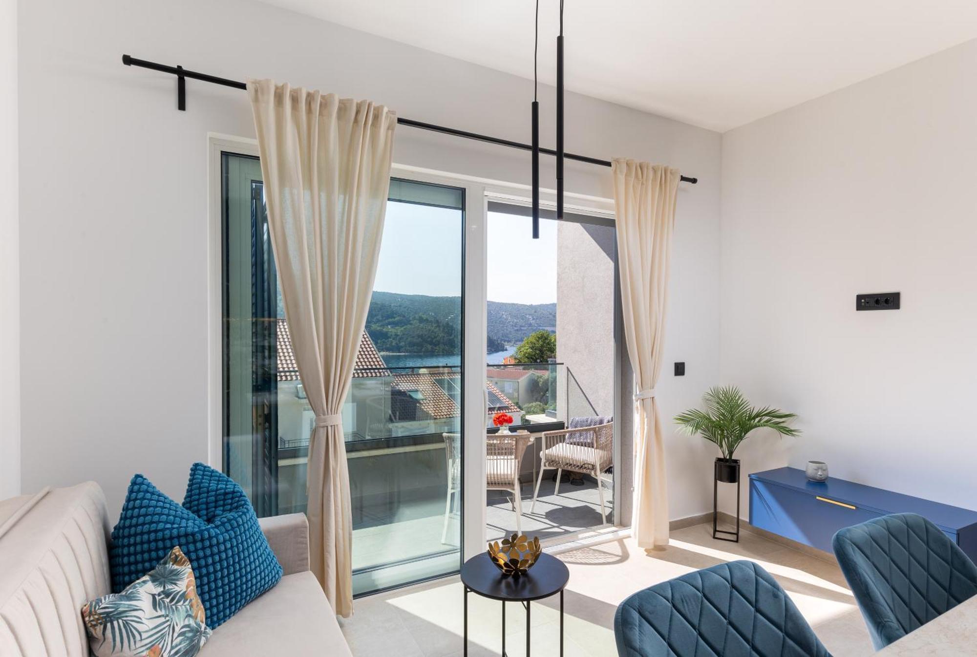 Luxury Apartments Blue Moon - New Apartments Slano Bagian luar foto